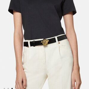 Versace La Medusa Leather Belt